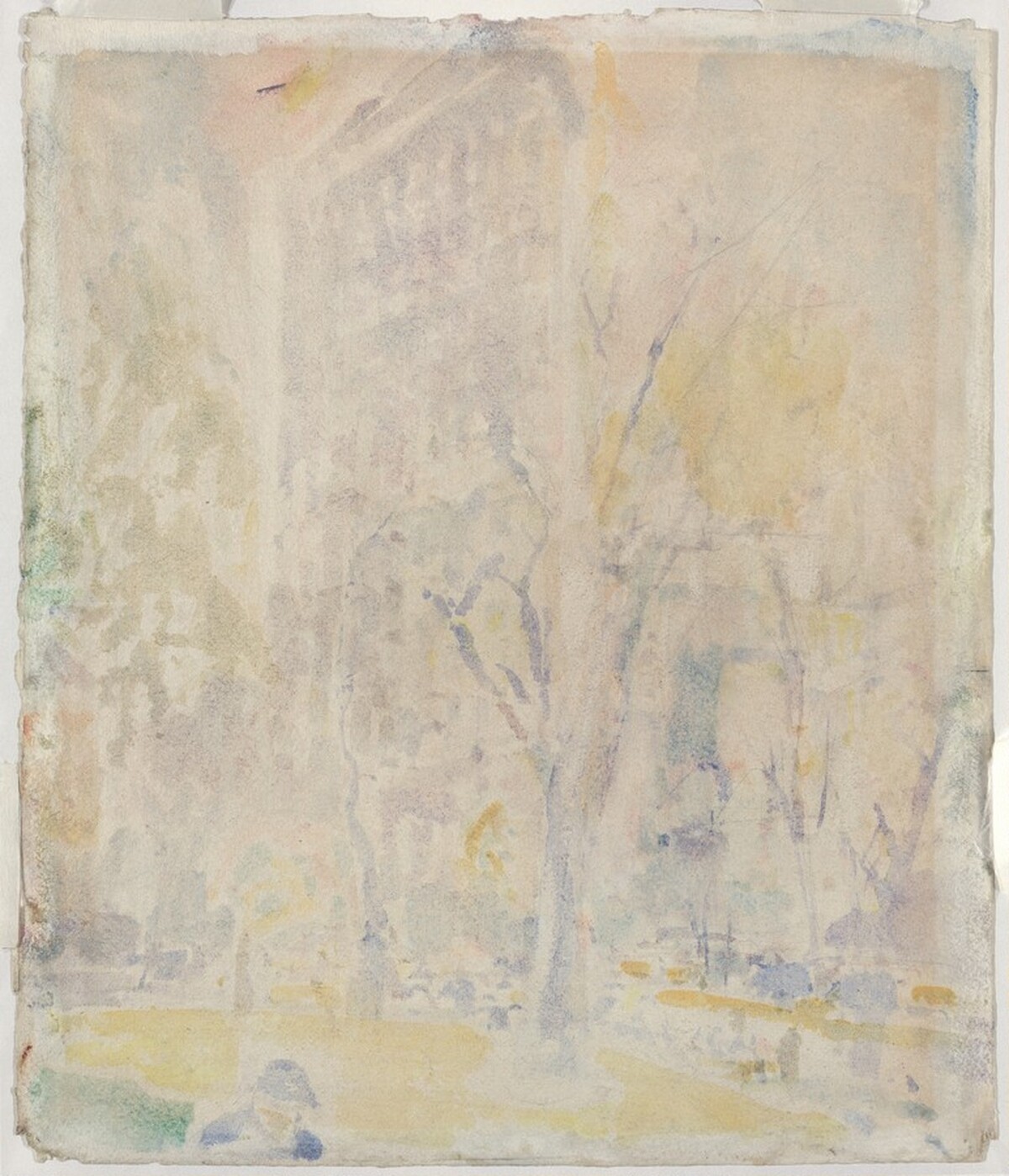 Woolworth Building [verso] by John Marin