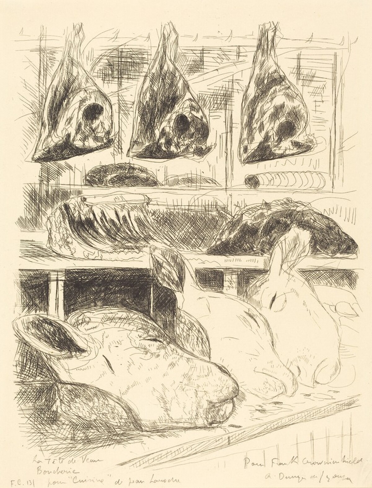Calf (Le veau) by André Dunoyer de Segonzac