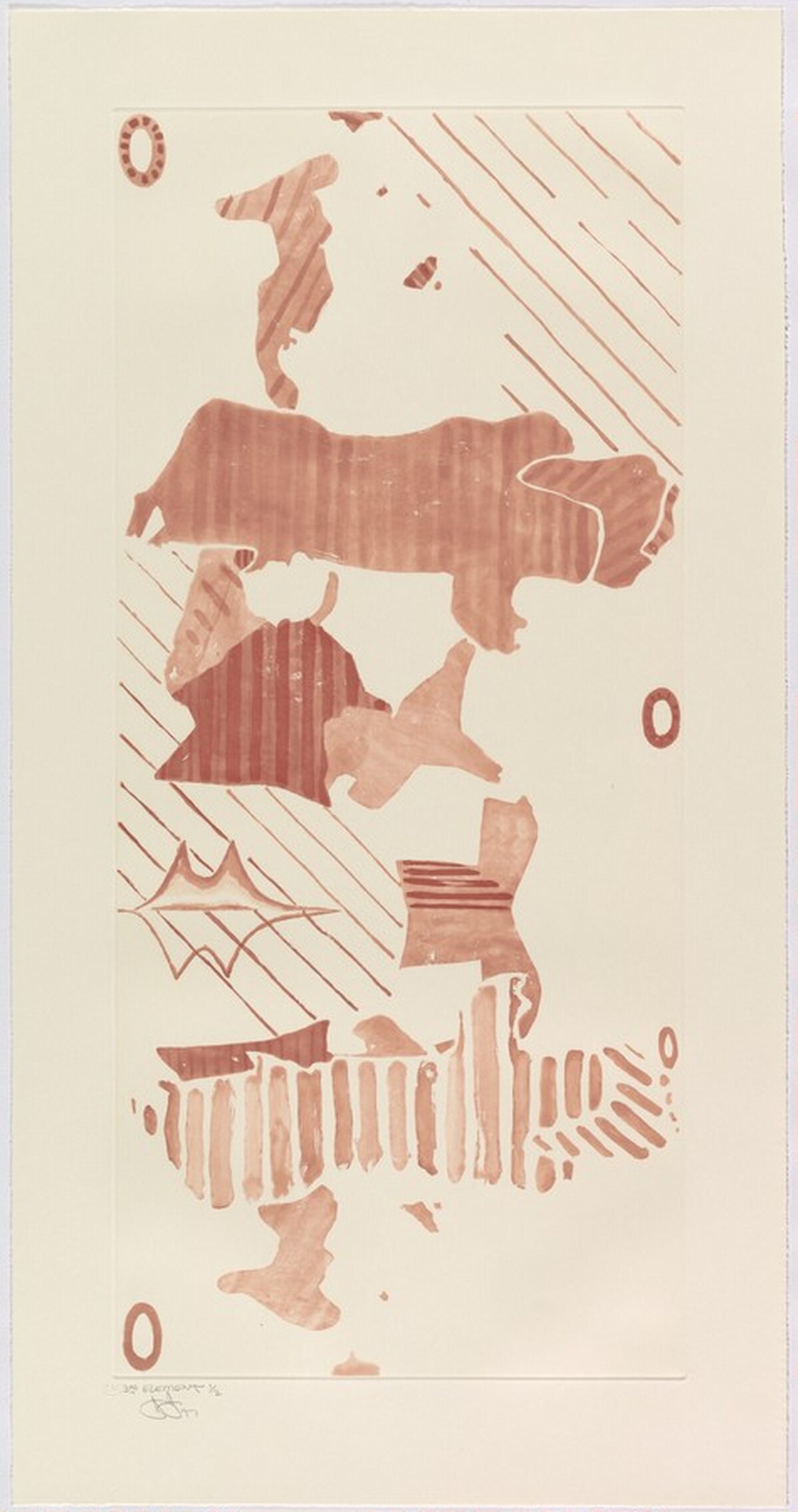 Green Angel 2 [3rd element proof] by Jasper Johns