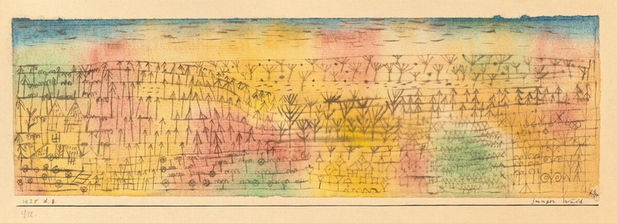 Junger Wald (Young Forest) by Paul Klee