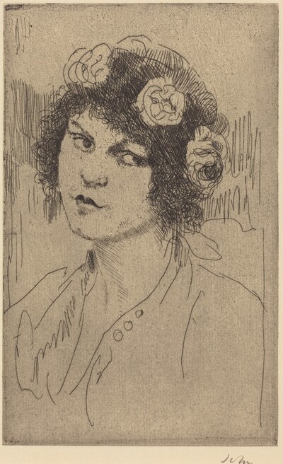 The Flowered Toque