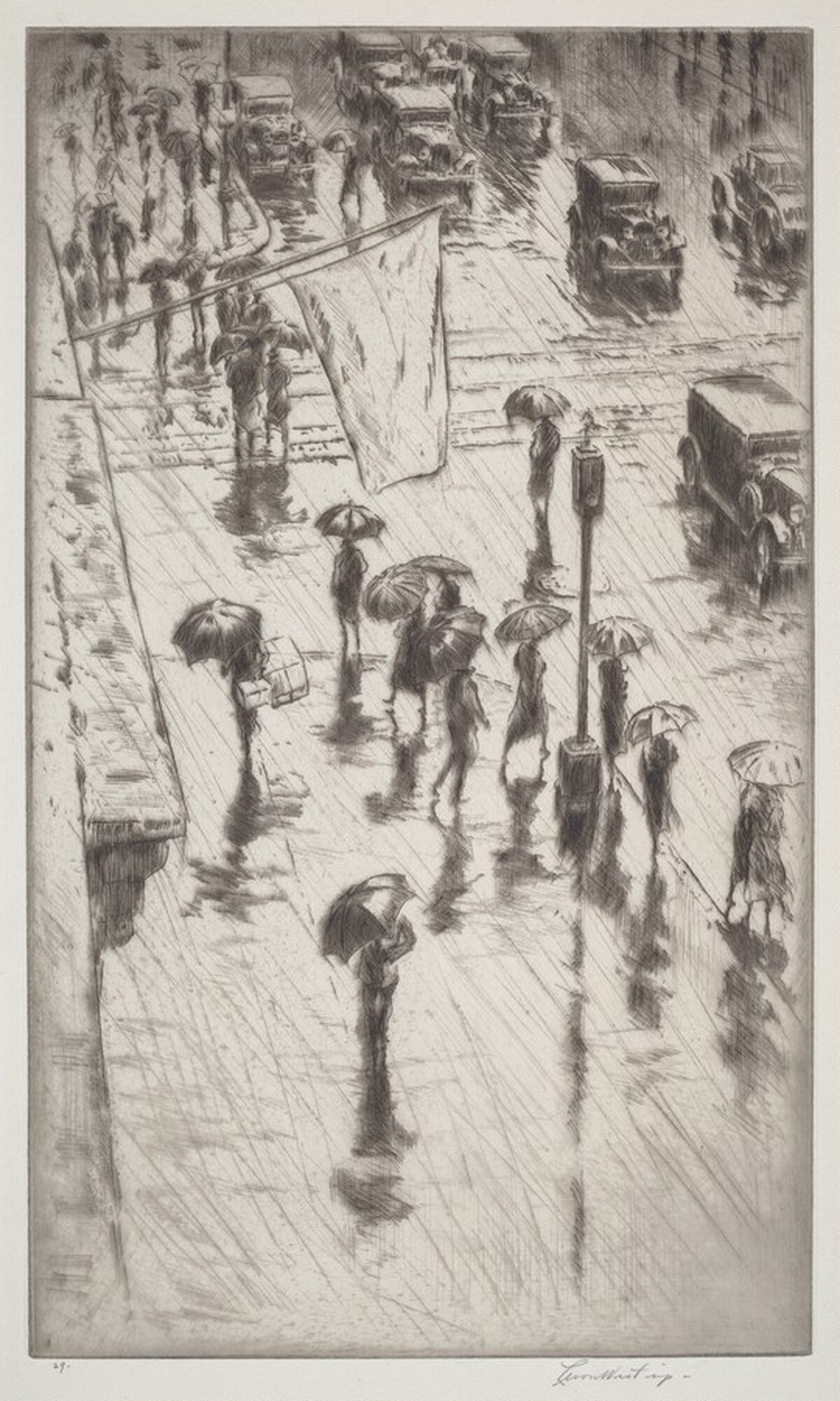 Rainy Day, New York by Levon West