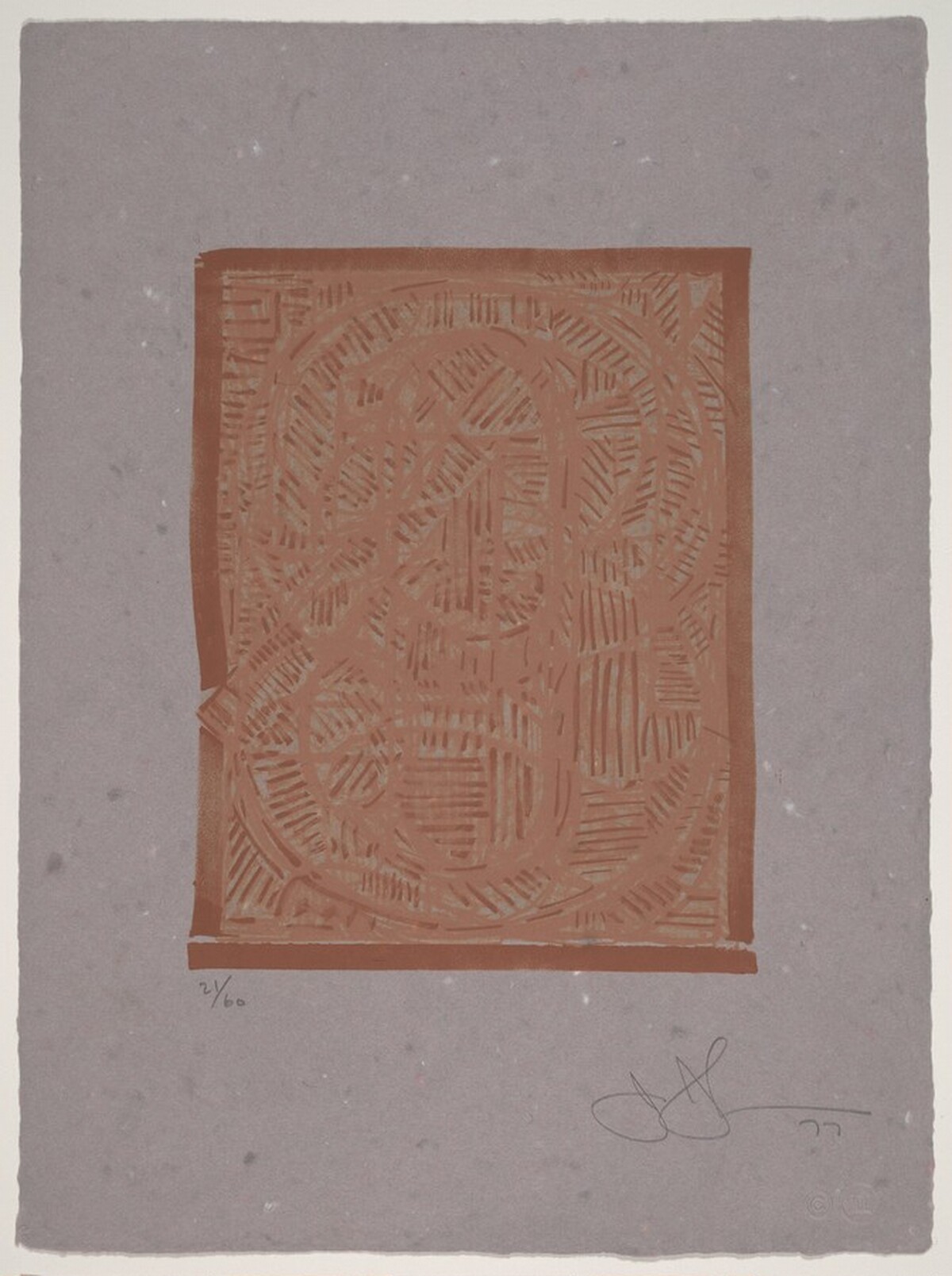 0 through 9 by Jasper Johns