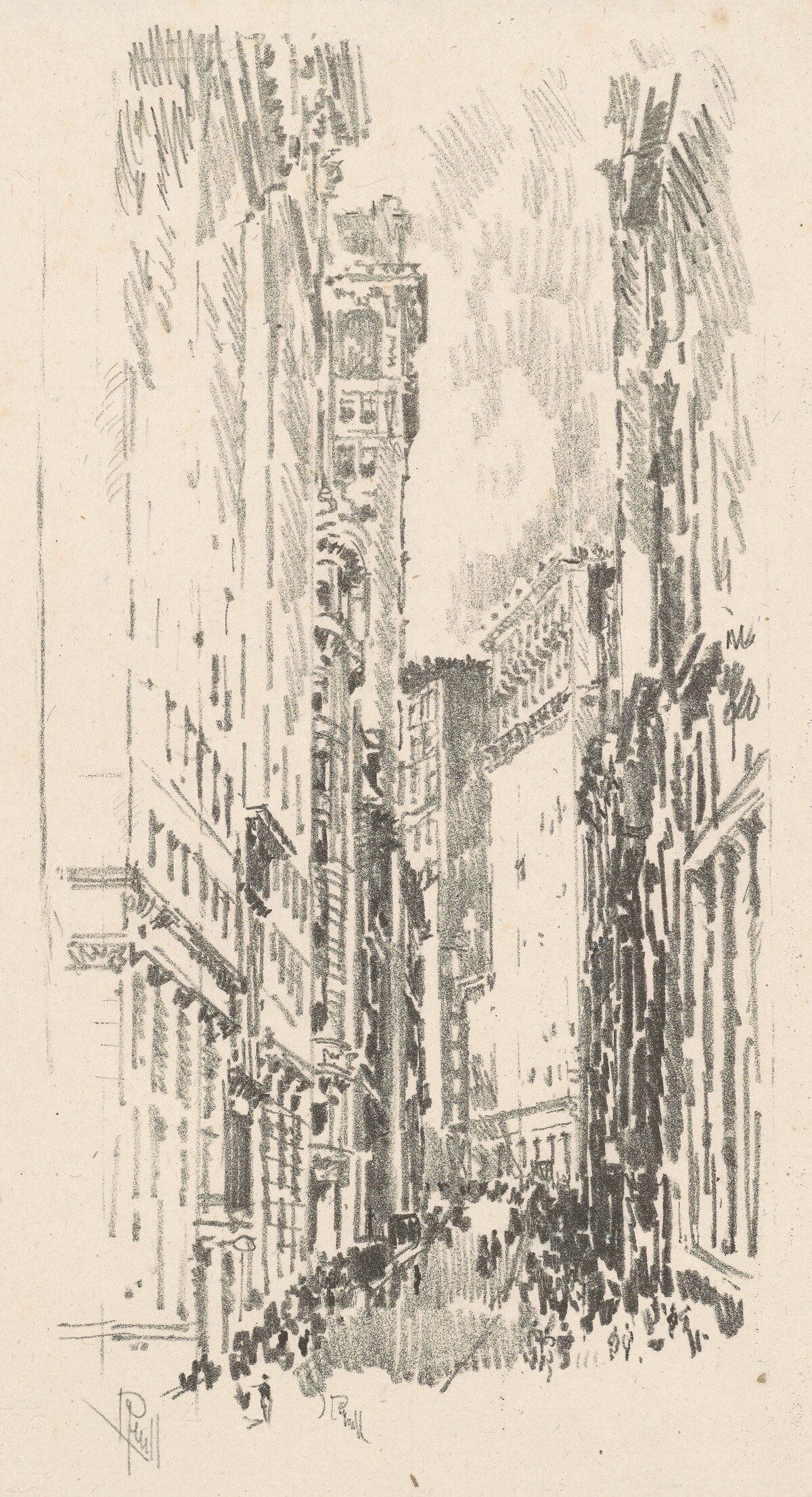 William Street by Joseph Pennell