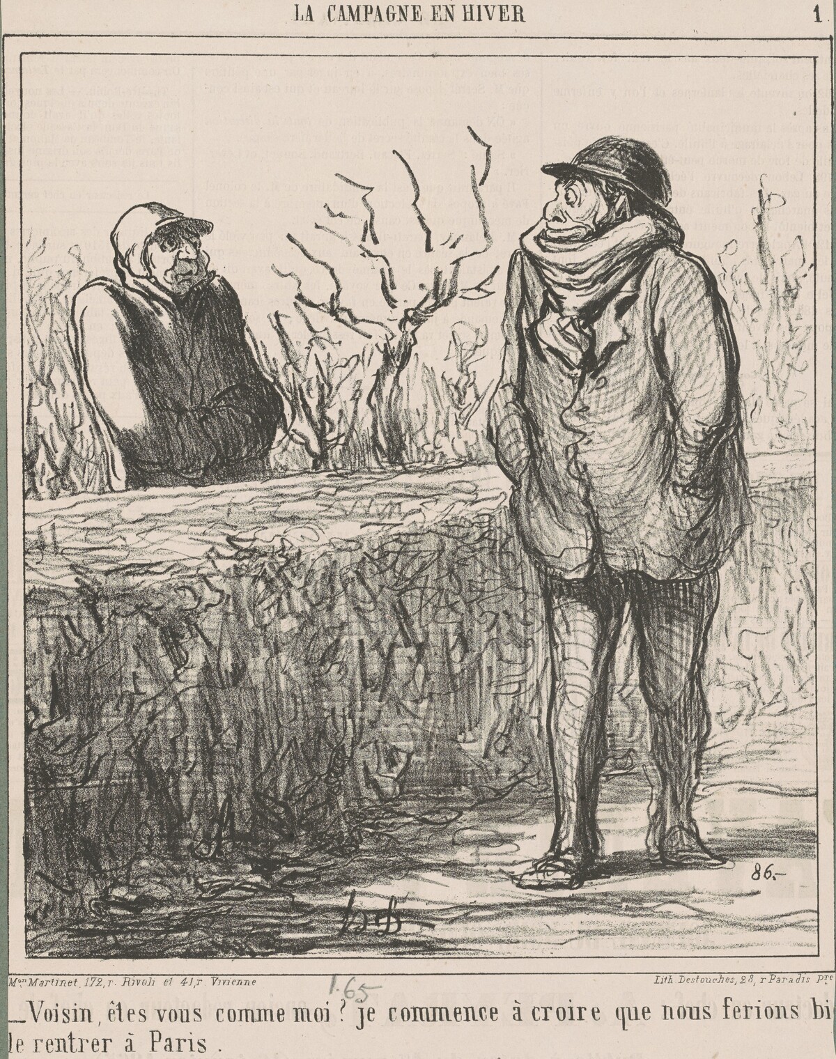 Voisin, êtres-vous comme moi? ... by Honoré Daumier