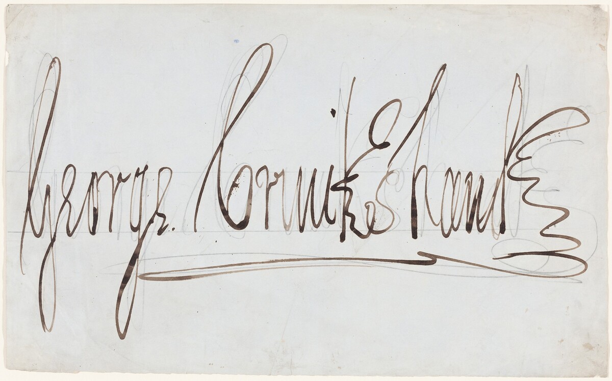 George Cruikshank (decorative signature) by George Cruikshank