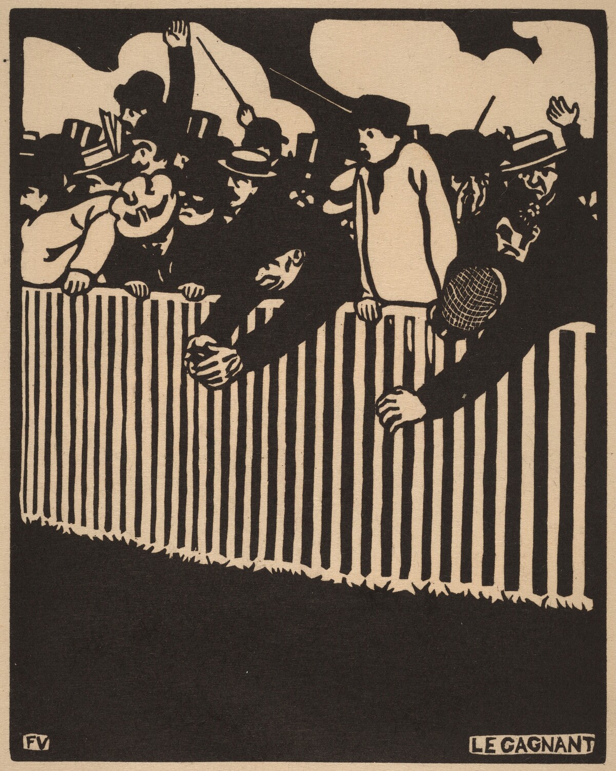 Le Gagnant (The Winner) by Félix Vallotton