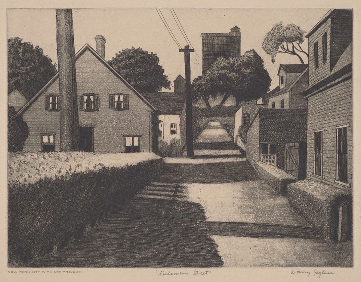Fishermen's Street by Mary Adeline McKibbin