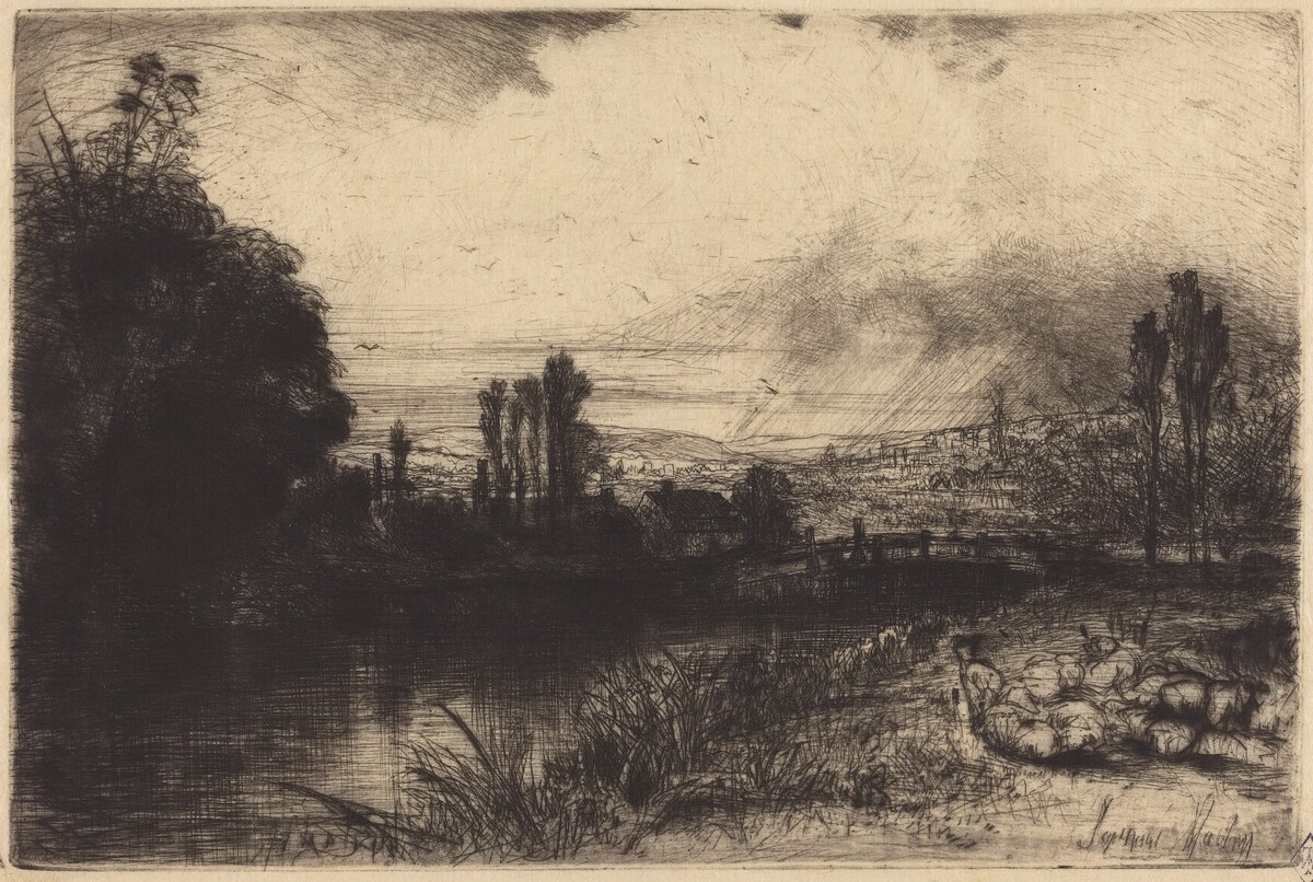 On the Test by Francis Seymour Haden