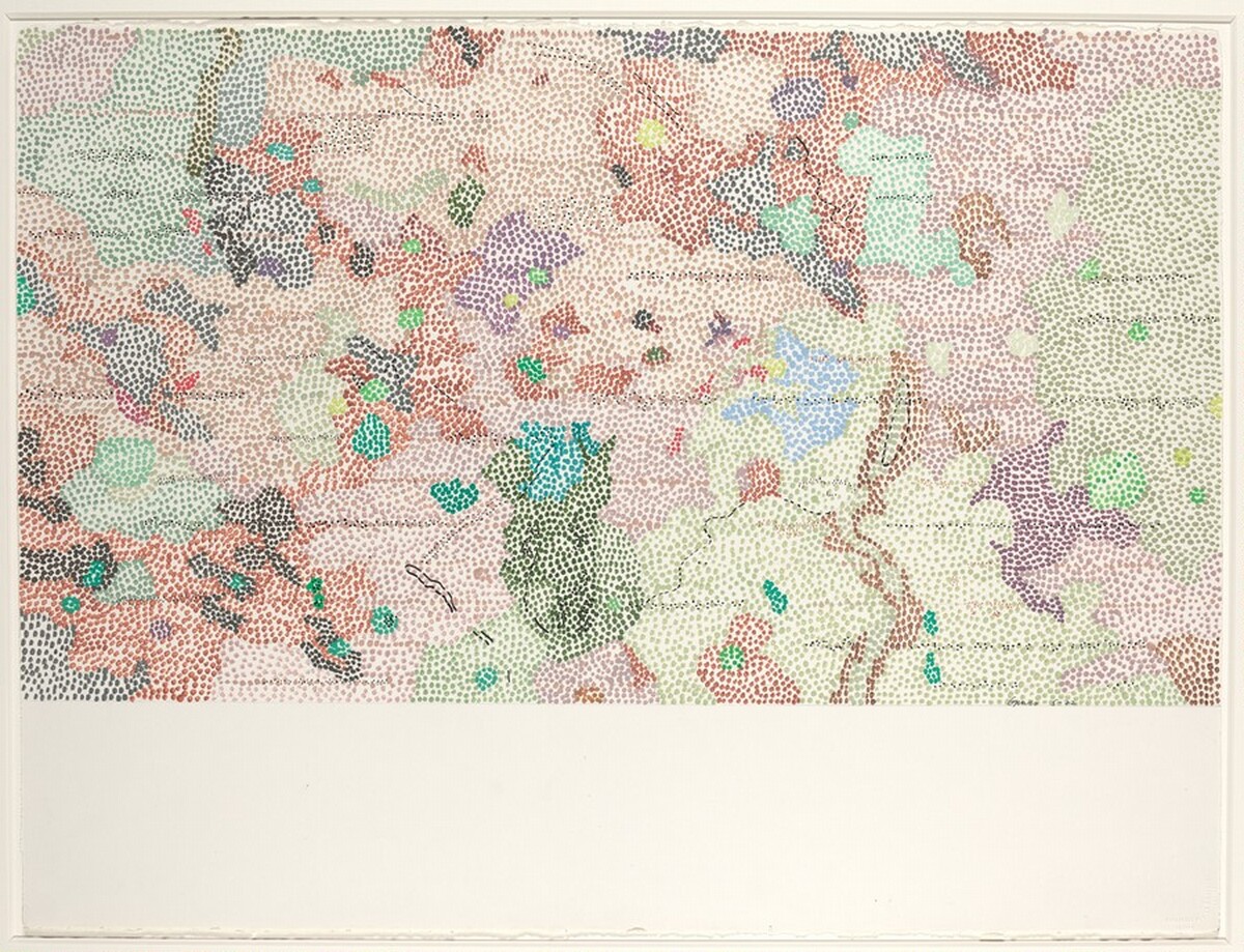 Maskelyne DA Region of the Moon by Nancy Graves