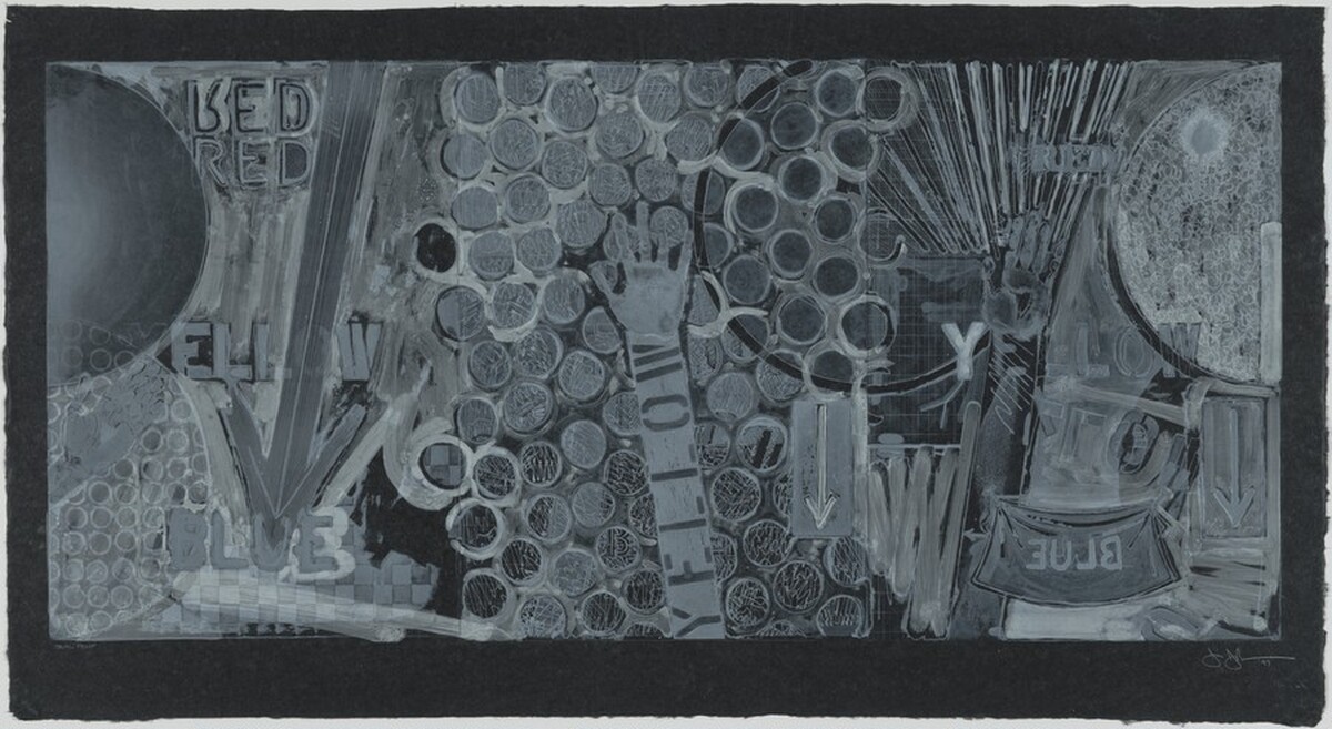 Untitled [trial proof] by Jasper Johns