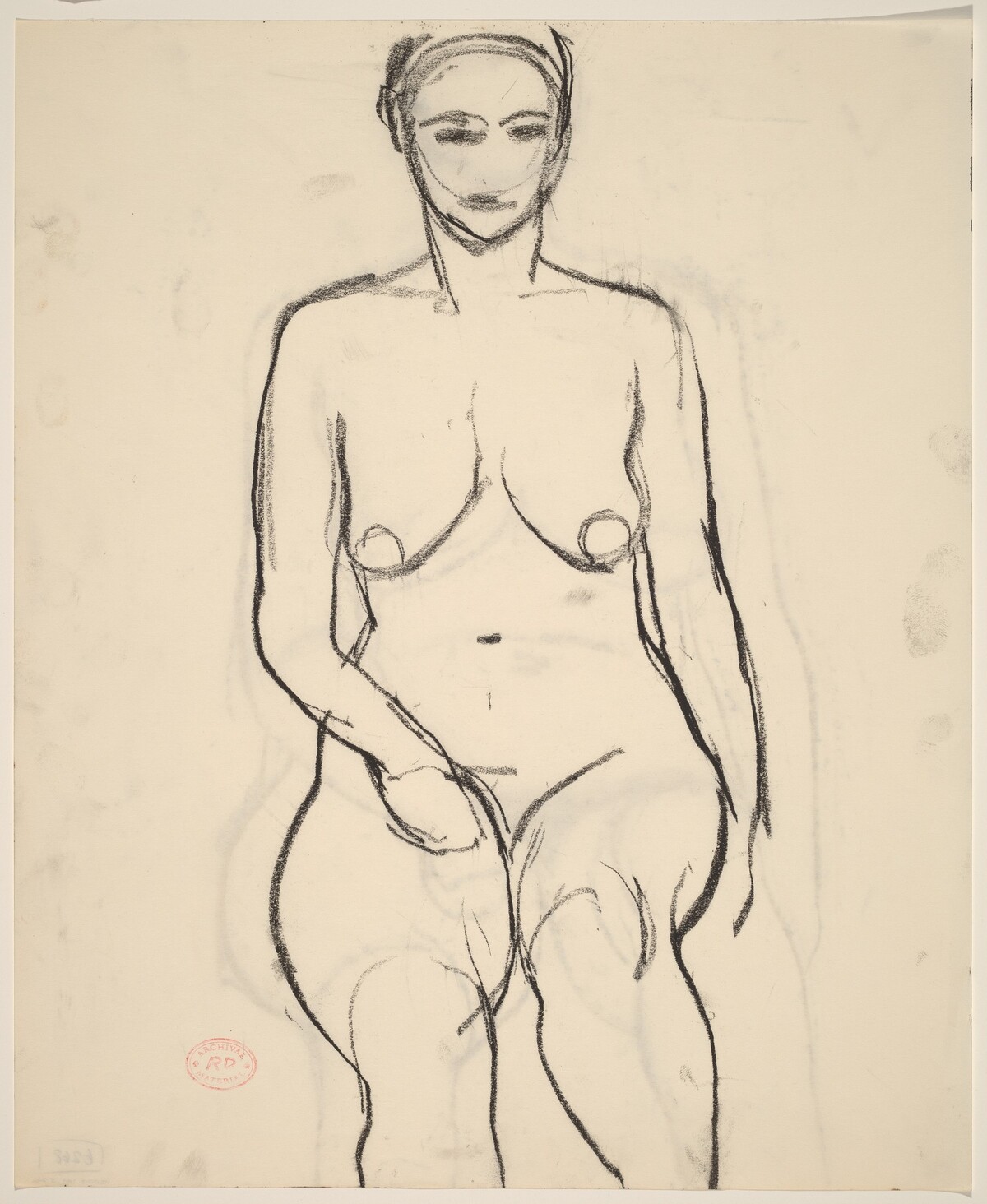 Untitled [female nude] by Richard Diebenkorn