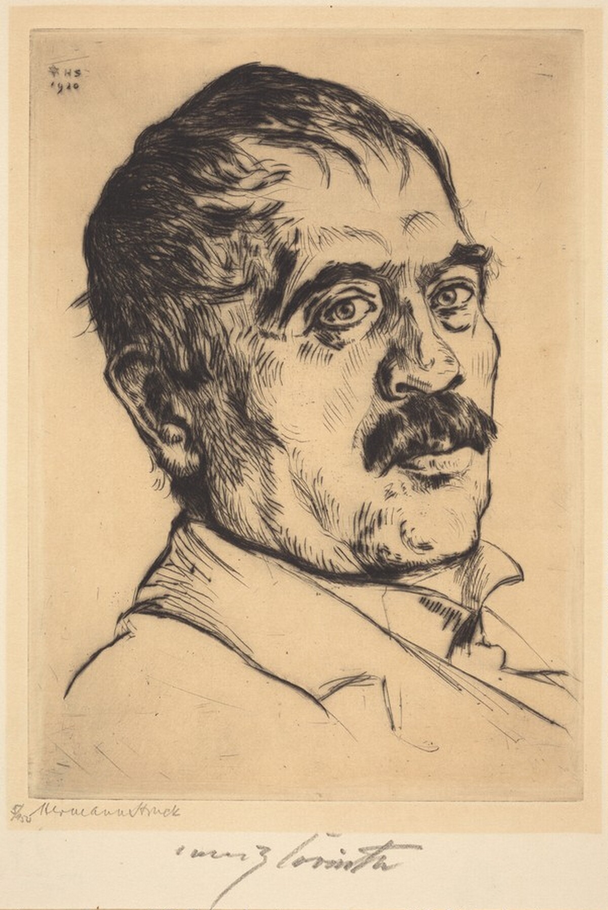 Lovis Corinth by Hermann Struck