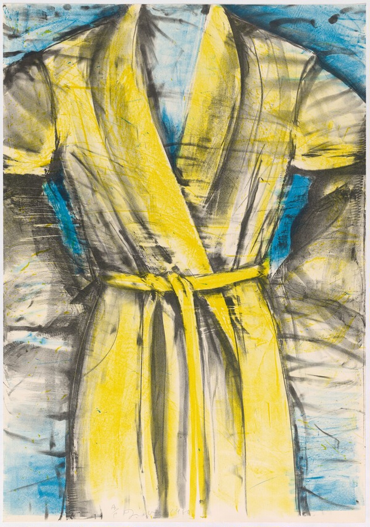 The Yellow Robe by Jim Dine