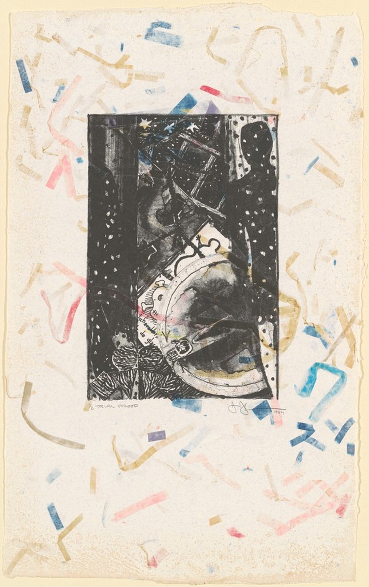 Winter [trial proof] by Jasper Johns