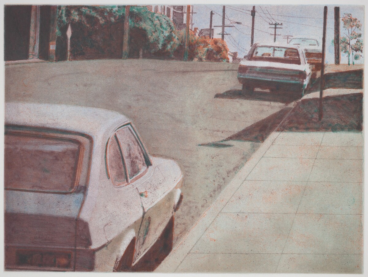 20th Street Capri by Robert Bechtle