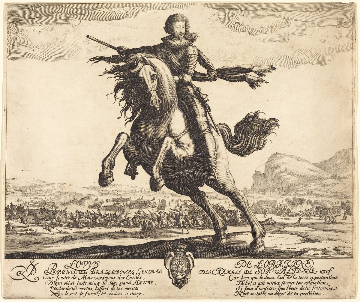 Louis de Lorraine, Prince of Phalsbourg by Jacques Callot