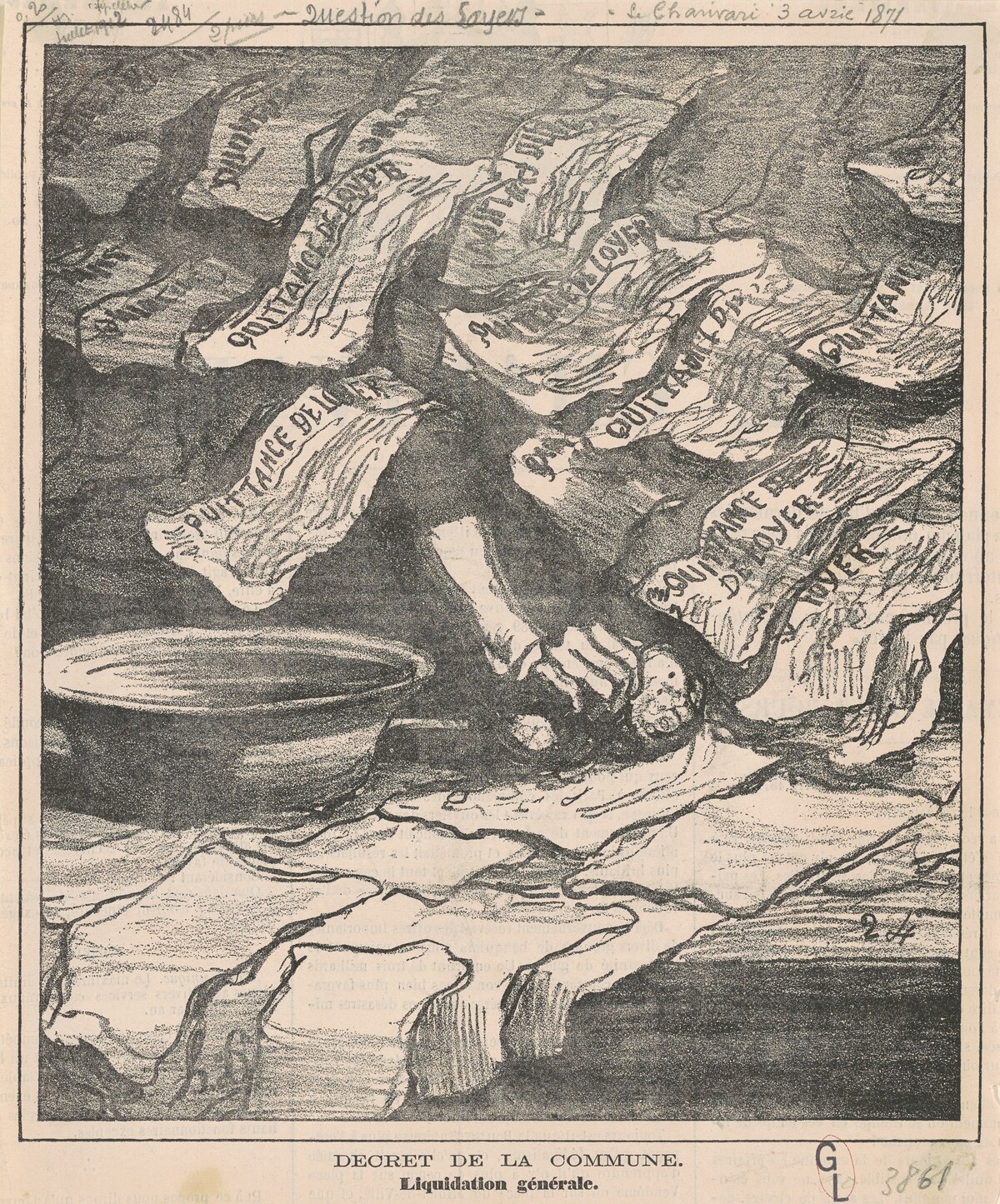 Décret de la commune by Honoré Daumier