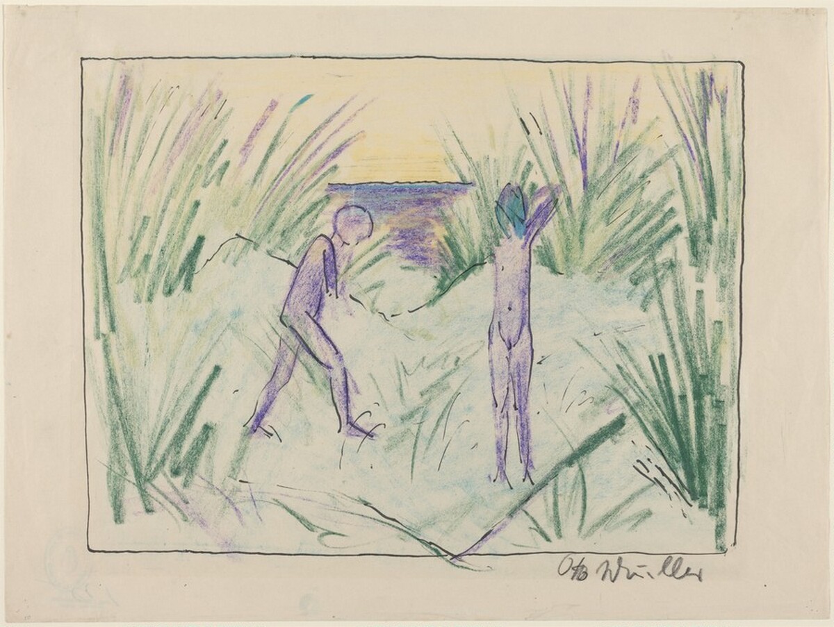 Bathers by Otto Mueller