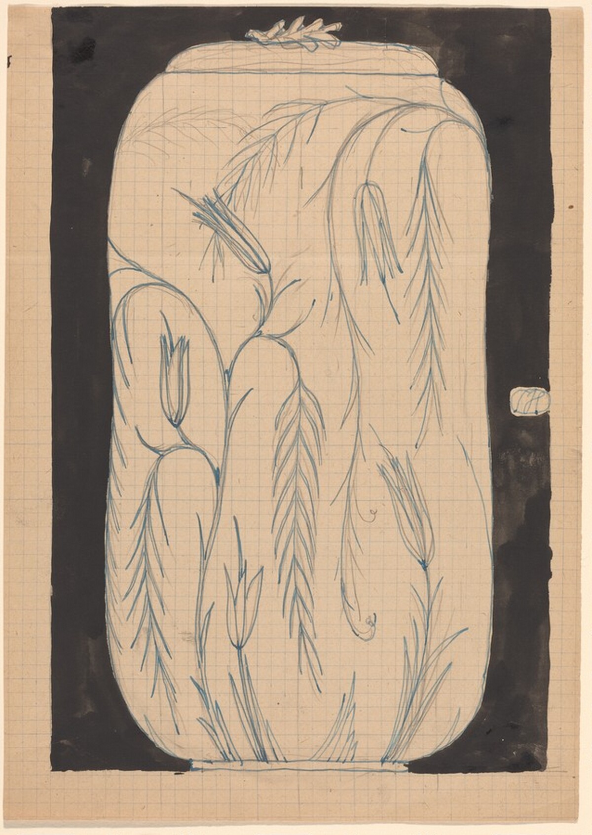 Jar with Floral Design by Josef Hoffmann