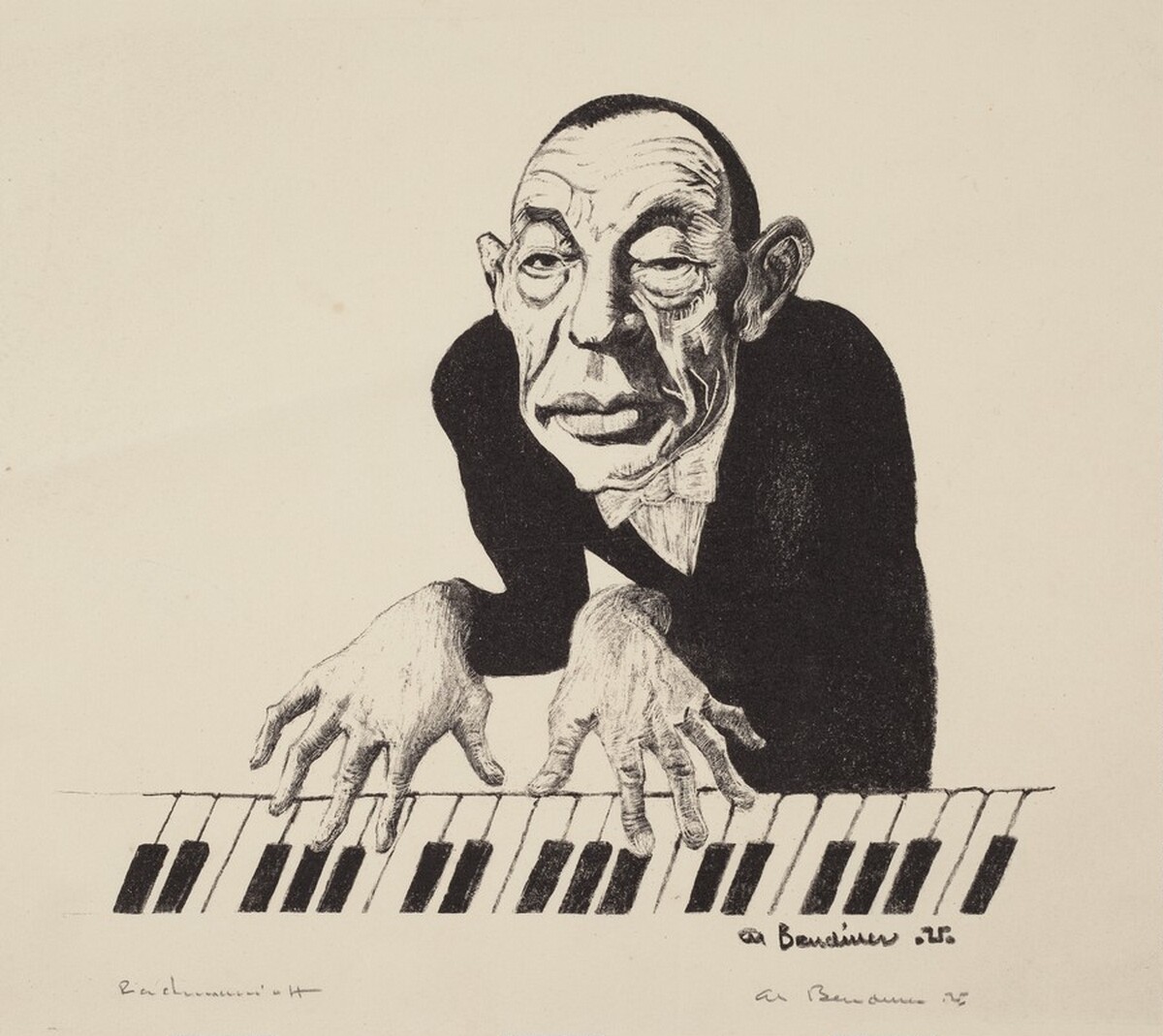 Rachmaninoff by Alfred Bendiner