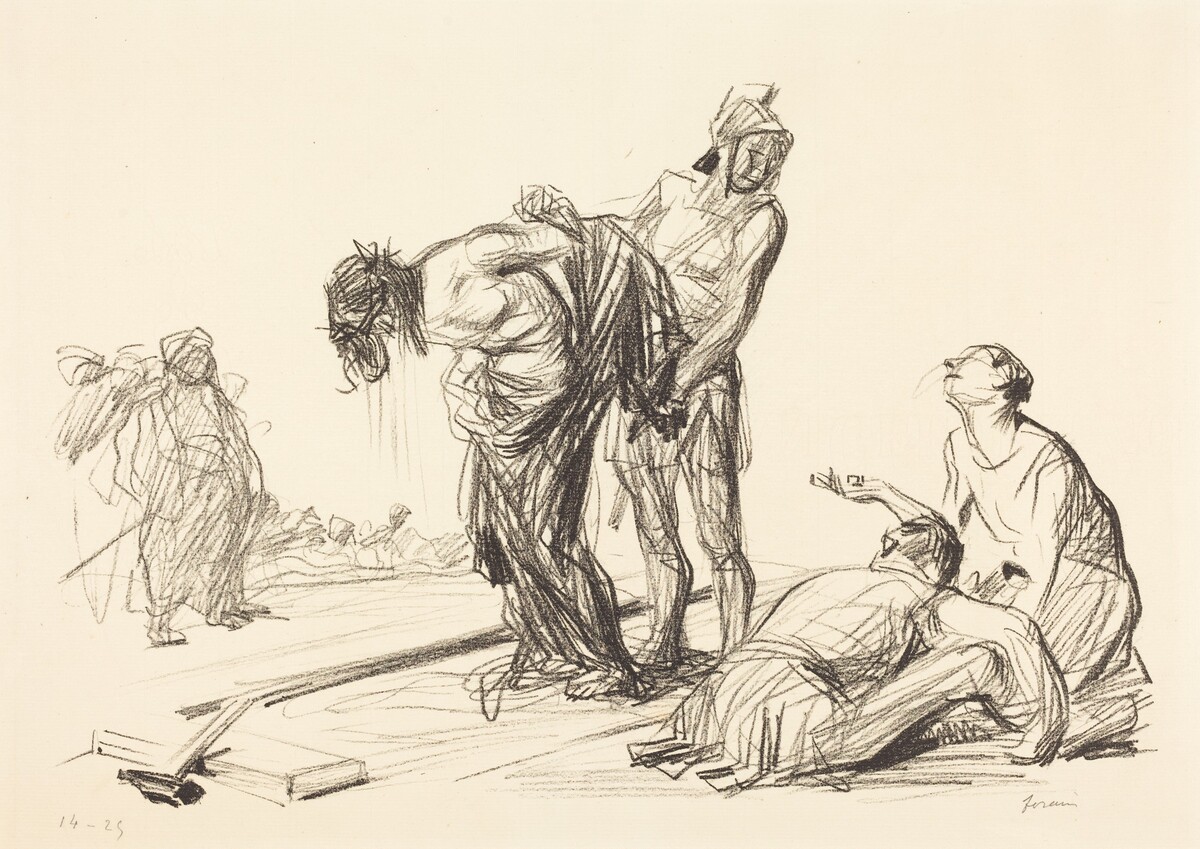 Le Christ dépouillé de se vêtements (Christ Stripped of His Clothes) by Jean-Louis Forain
