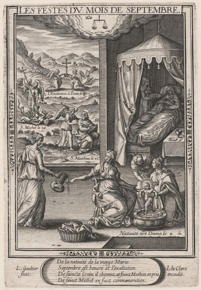 Les Festes du mois de Septembre (September: Birth of the Virgin)