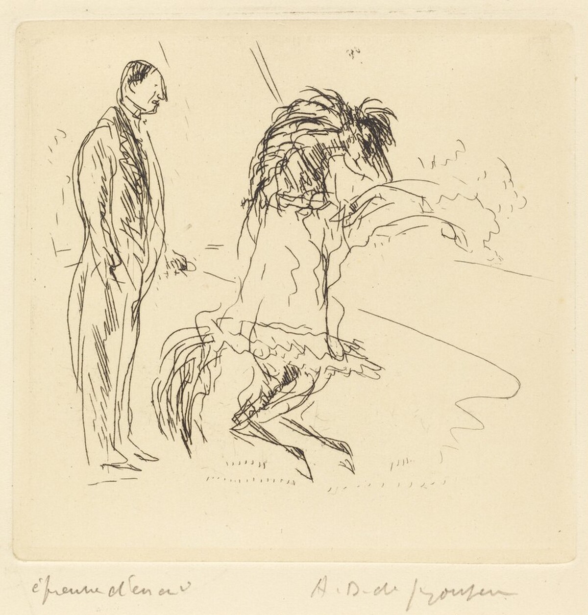 Pony Trainer (Le Dresseur de poney) by André Dunoyer de Segonzac