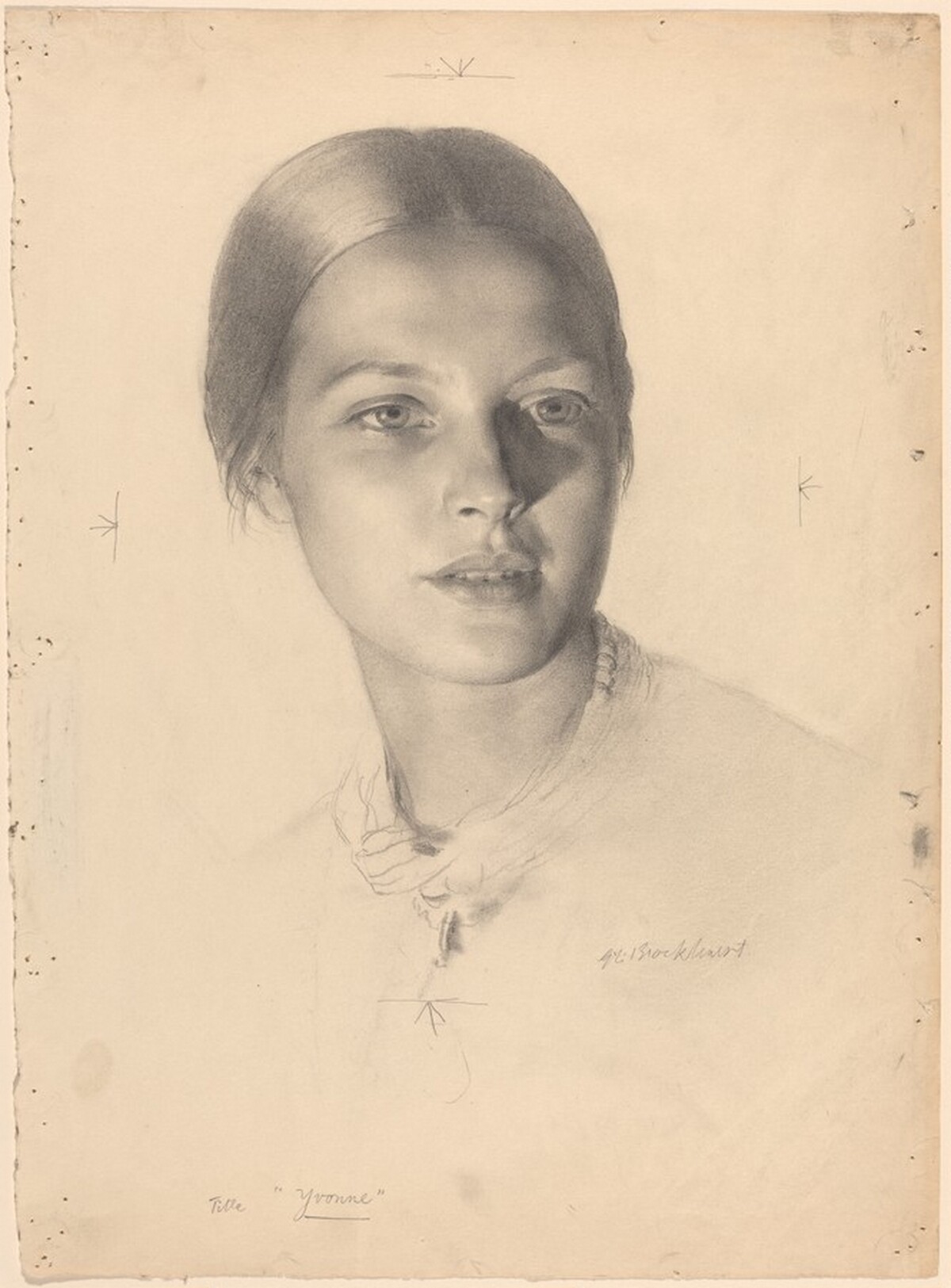 Yvonne by Gerald Leslie Brockhurst