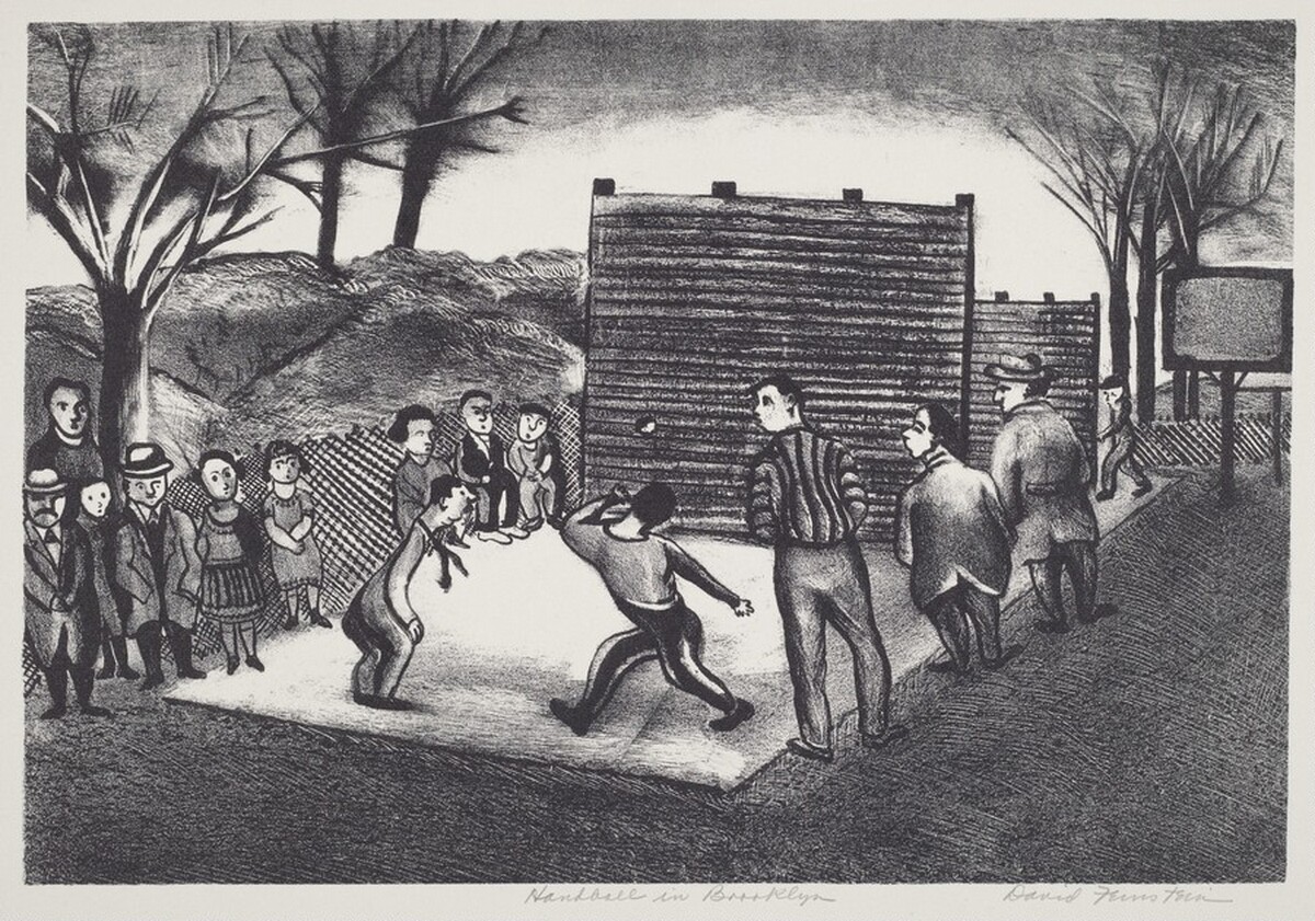 Handball in Brooklyn by David Feinstein