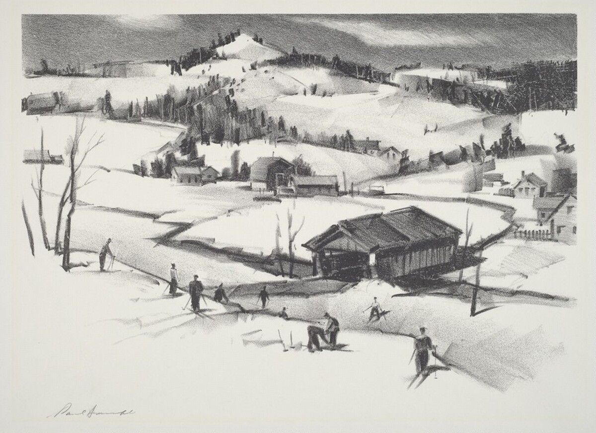 The Slope Near the Bridge by Paul Sample