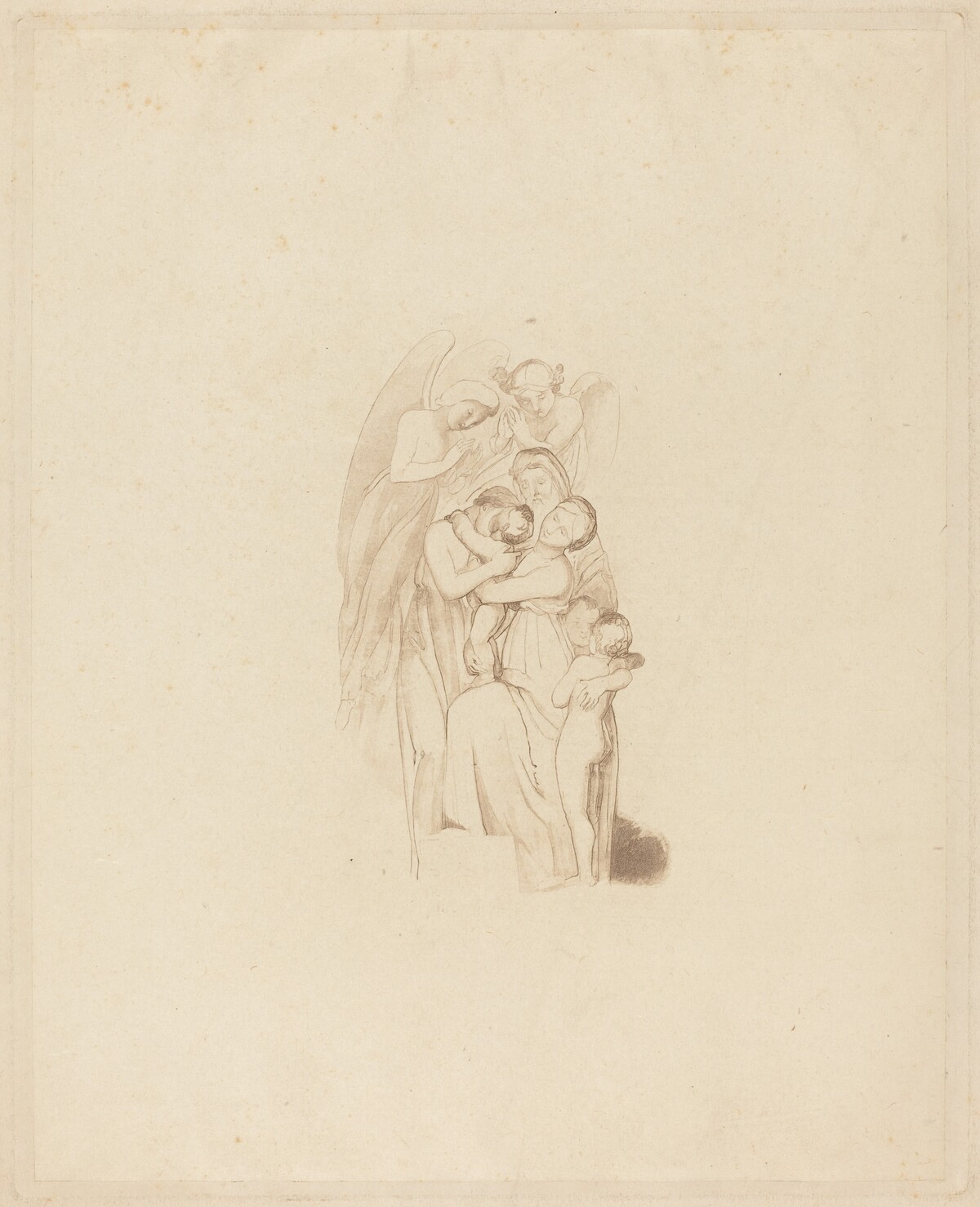 Holy Family? with Angels l.1: The March of the Intellect by British 19th Century