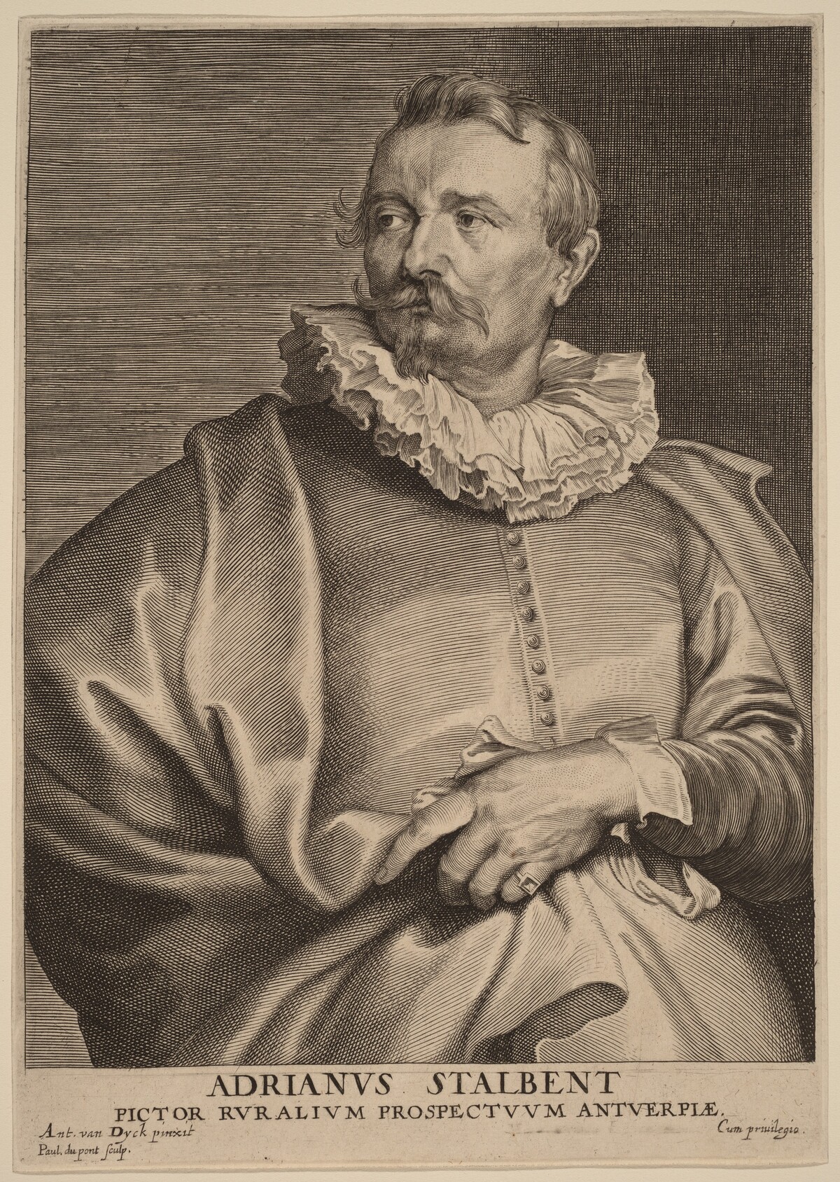 Adriaen van Stalbemt by Paulus Pontius after Sir Anthony van Dyck