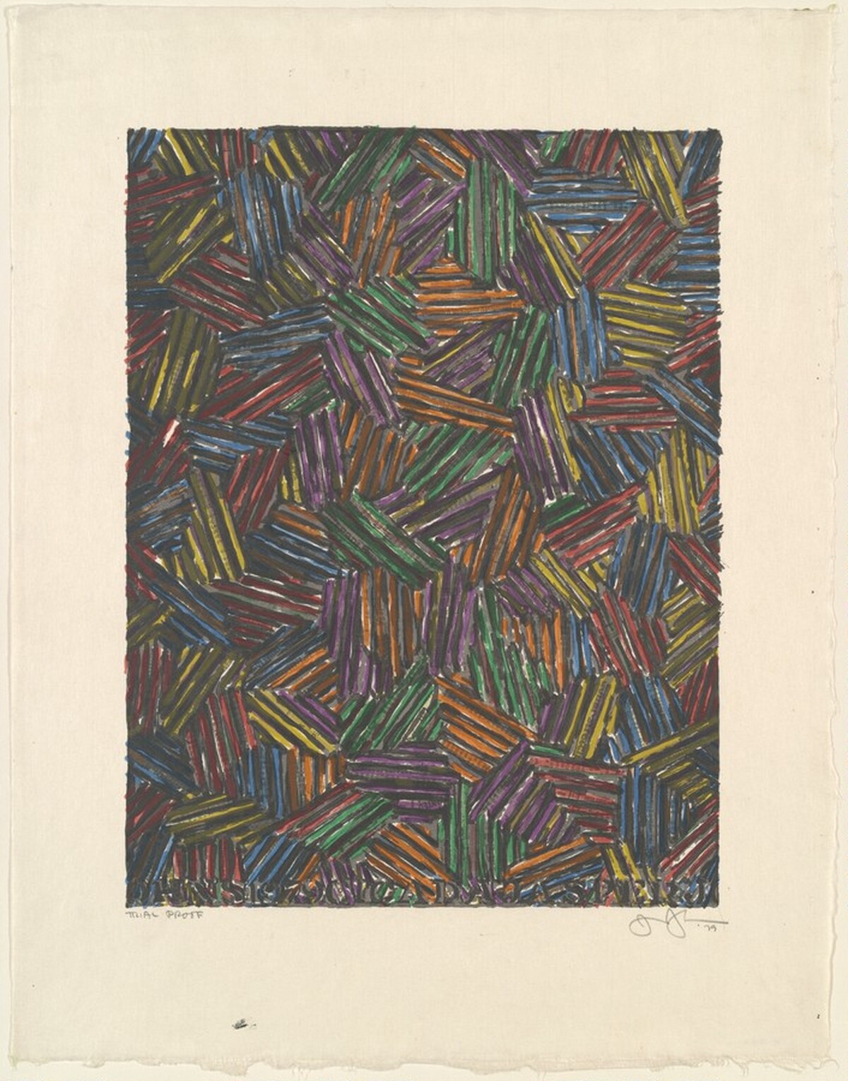 Cicada II [trial proof] by Jasper Johns