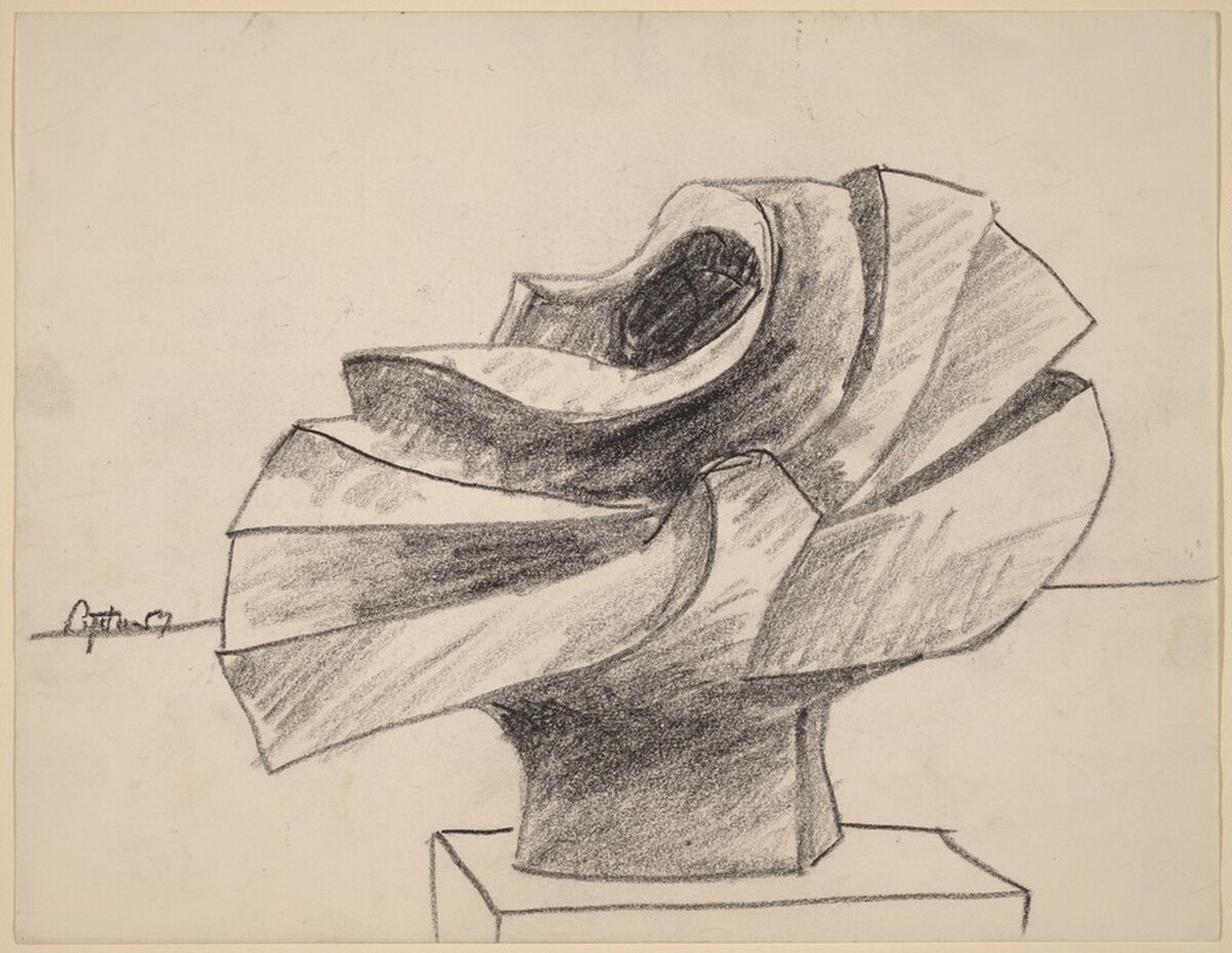 Study for "Chrysalis" by Seymour Lipton