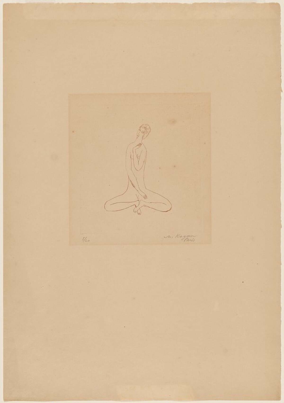 Female Nude by Moissey Kogan