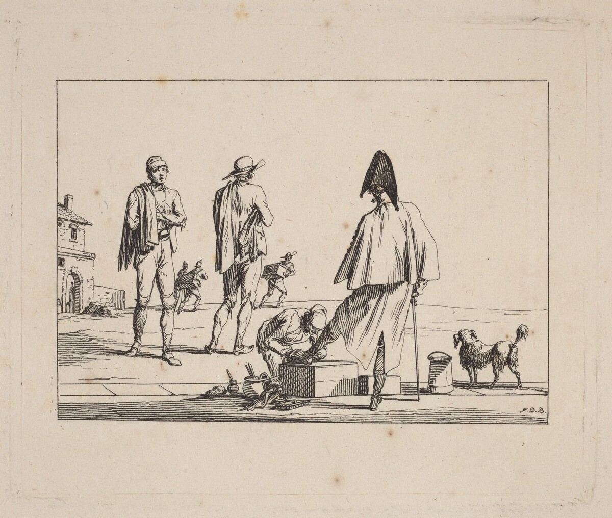 Décroteur et Ramoneur (Scraper and Chimney Sweep) by Jean Duplessis-Bertaux