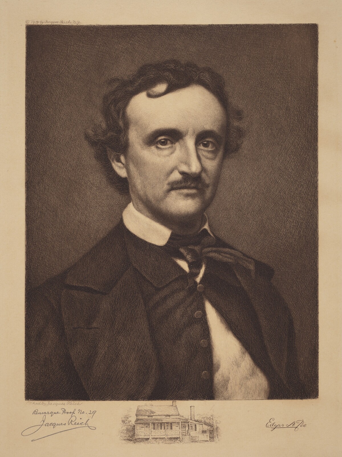 Edgar Allen Poe by Jacques Reich
