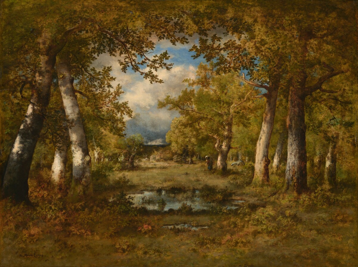 The Frog Pond by Narcisse Virgile Diaz de la Peña