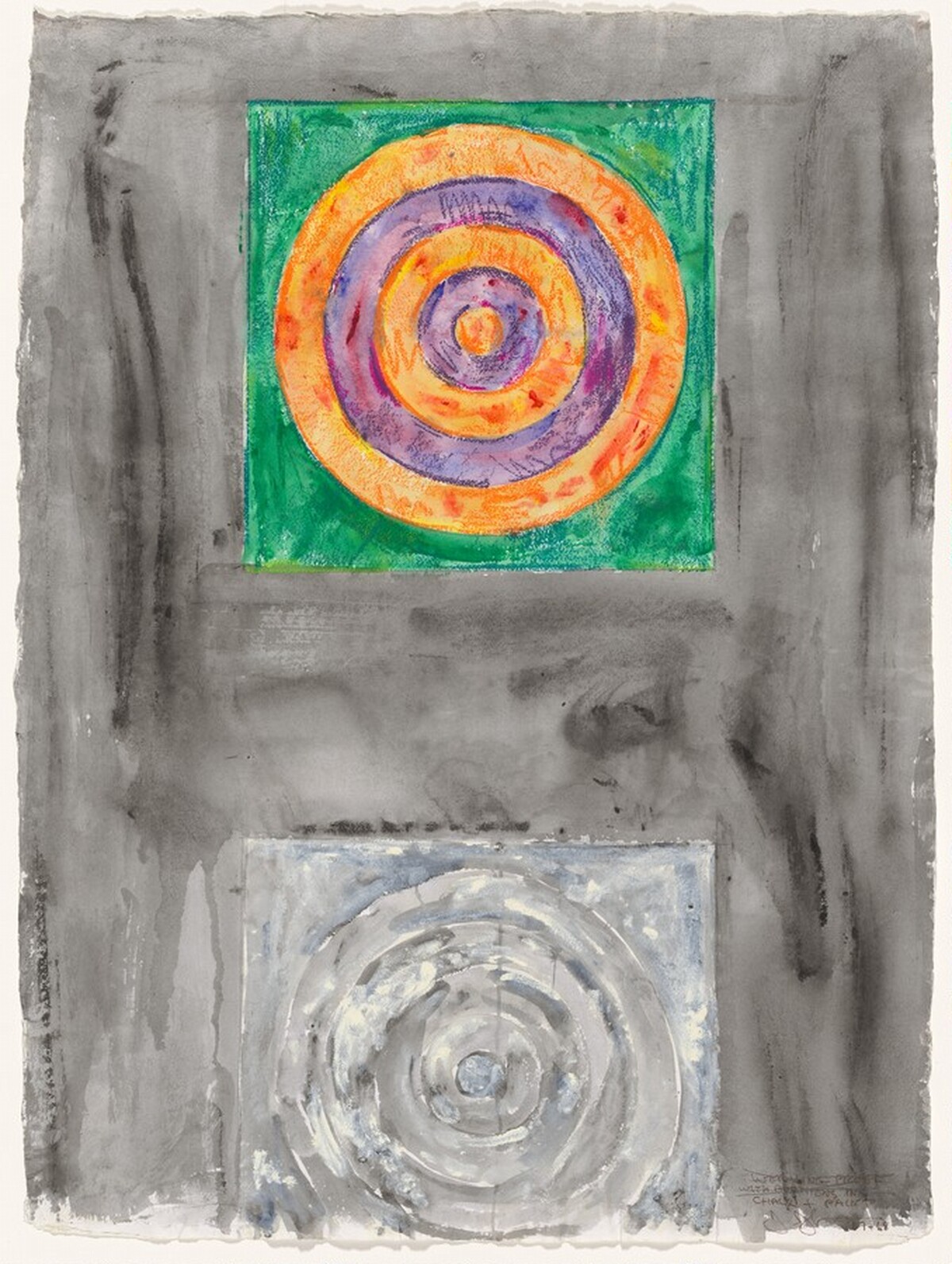 Targets [preparatory drawing] by Jasper Johns