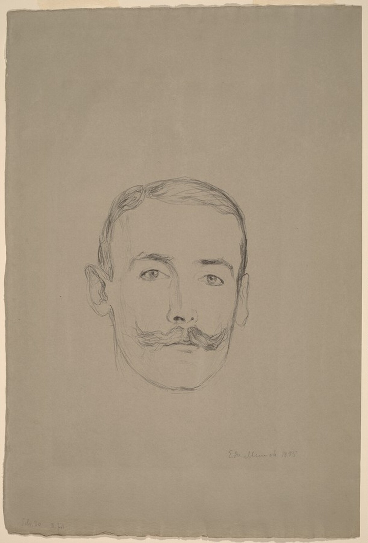 Count Kessler by Edvard Munch