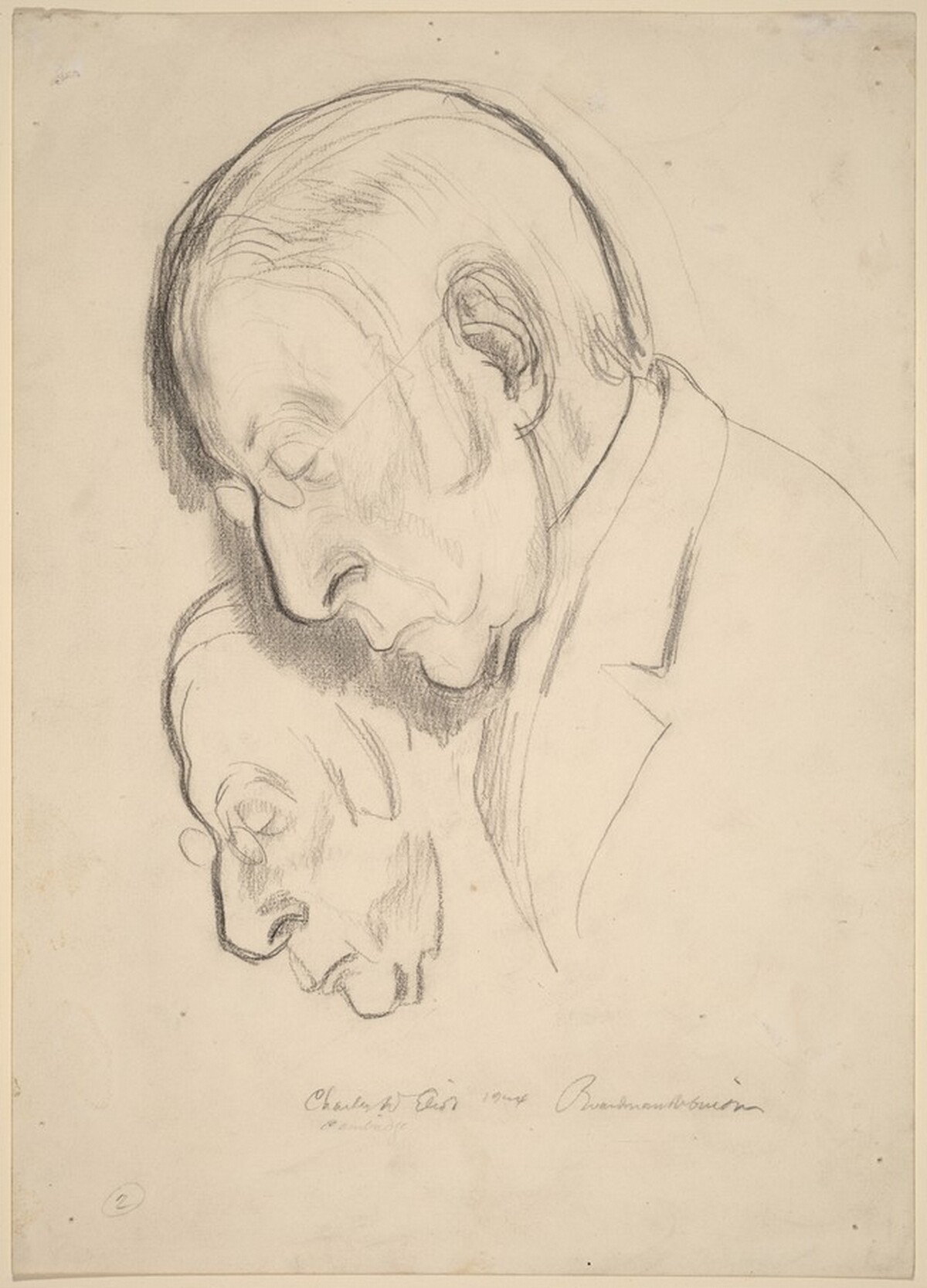 Charles W. Eliot by Boardman Robinson