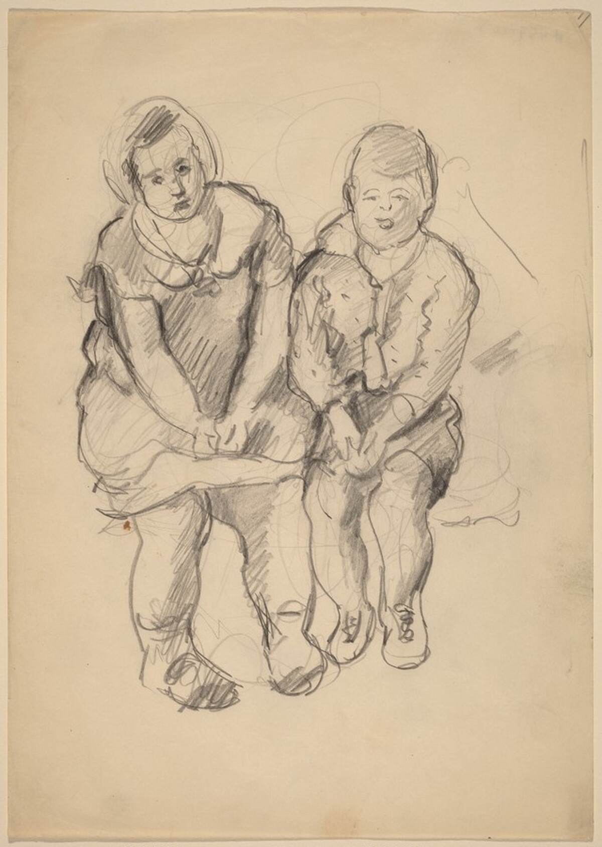 Two Seated Figures by Mark Rothko