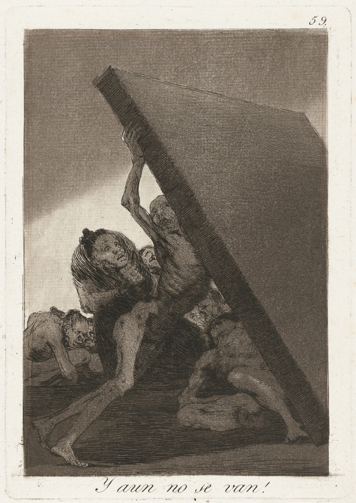Y aun no se van! (And Still They Don't Go!) by Francisco Goya