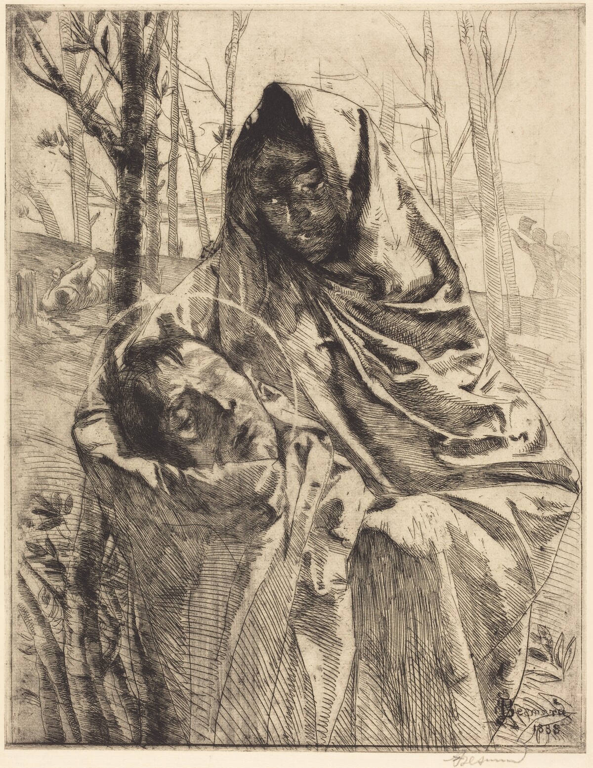 A Martyr (Un martyre) by Albert Besnard