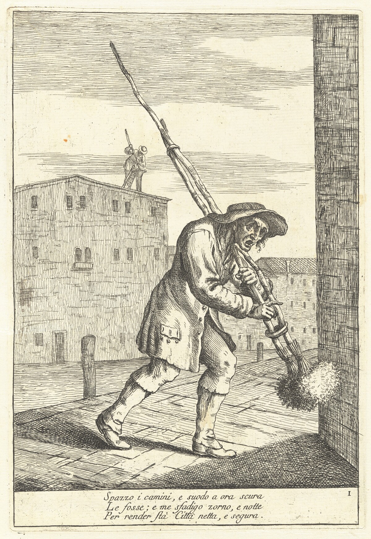 Scoa Camin (Chimney Sweep) by Gaetano Zompini