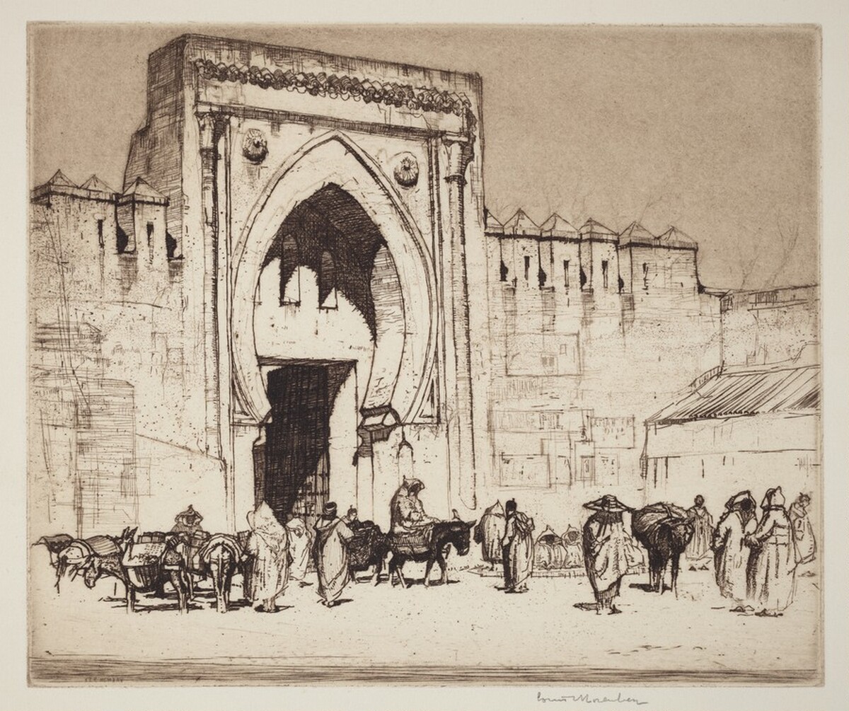 The Fez Gate, Tangiers by Louis Conrad Rosenberg