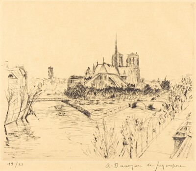 Notre Dame (Notre-Dame de Paris vue de la Tour d'Argent)