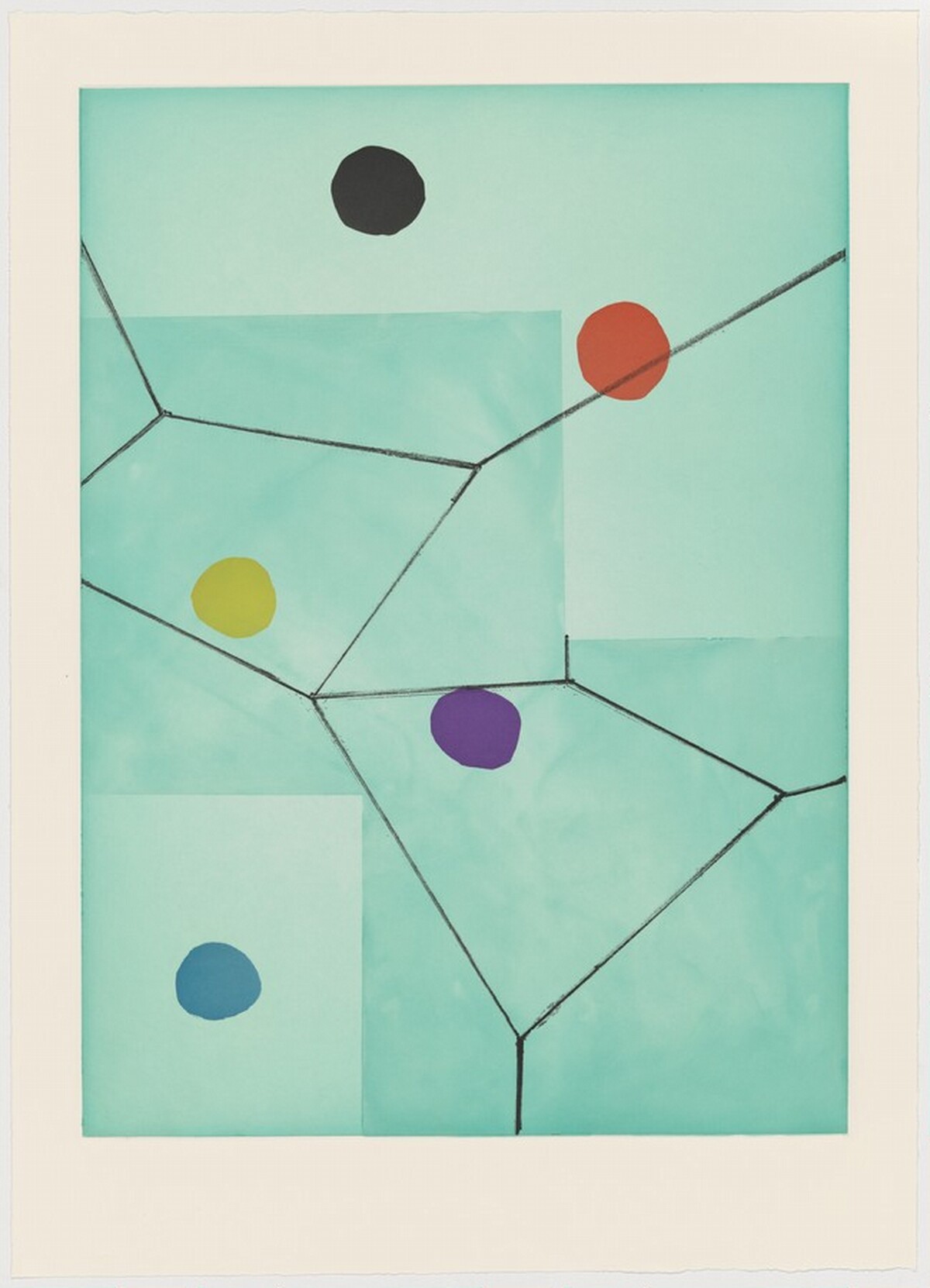 21st Century Fox [working proof 3] by Mary Heilmann