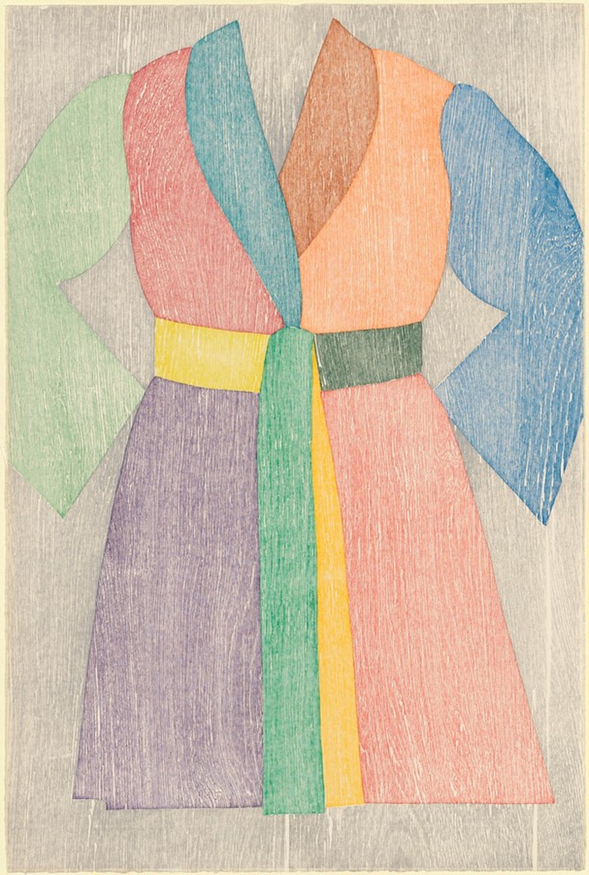 The Woodcut Bathrobe by Jim Dine